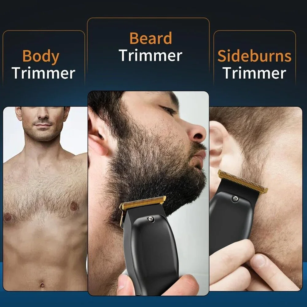 Beard Trimmer for Men - Rechargeable Men's Hair Clippers & Razor, Cordless Hair